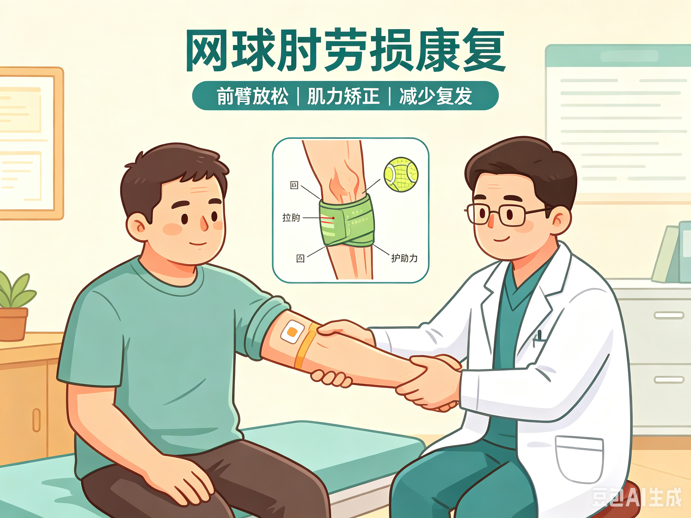 网球肘劳损