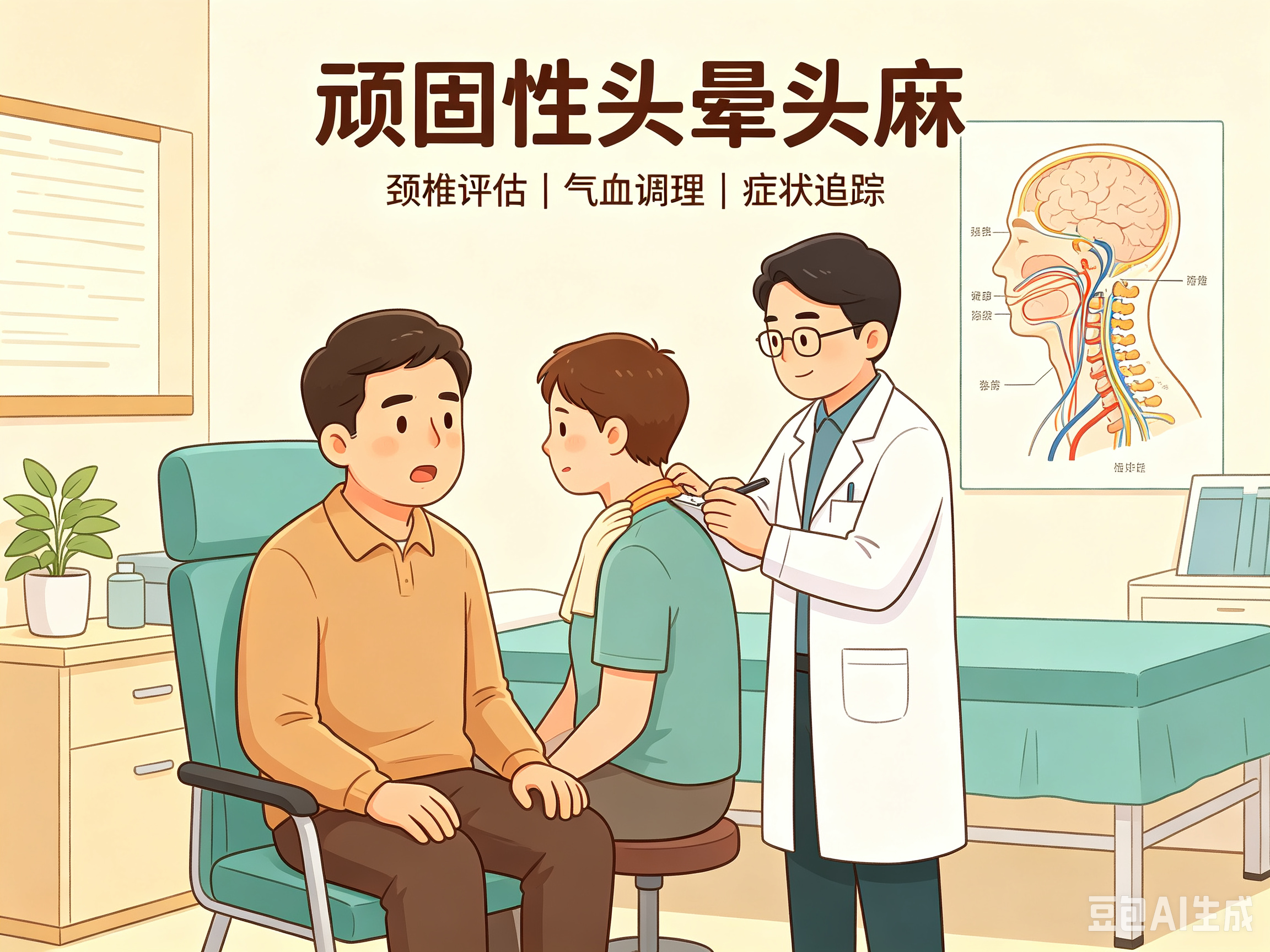 顽固性头晕手麻