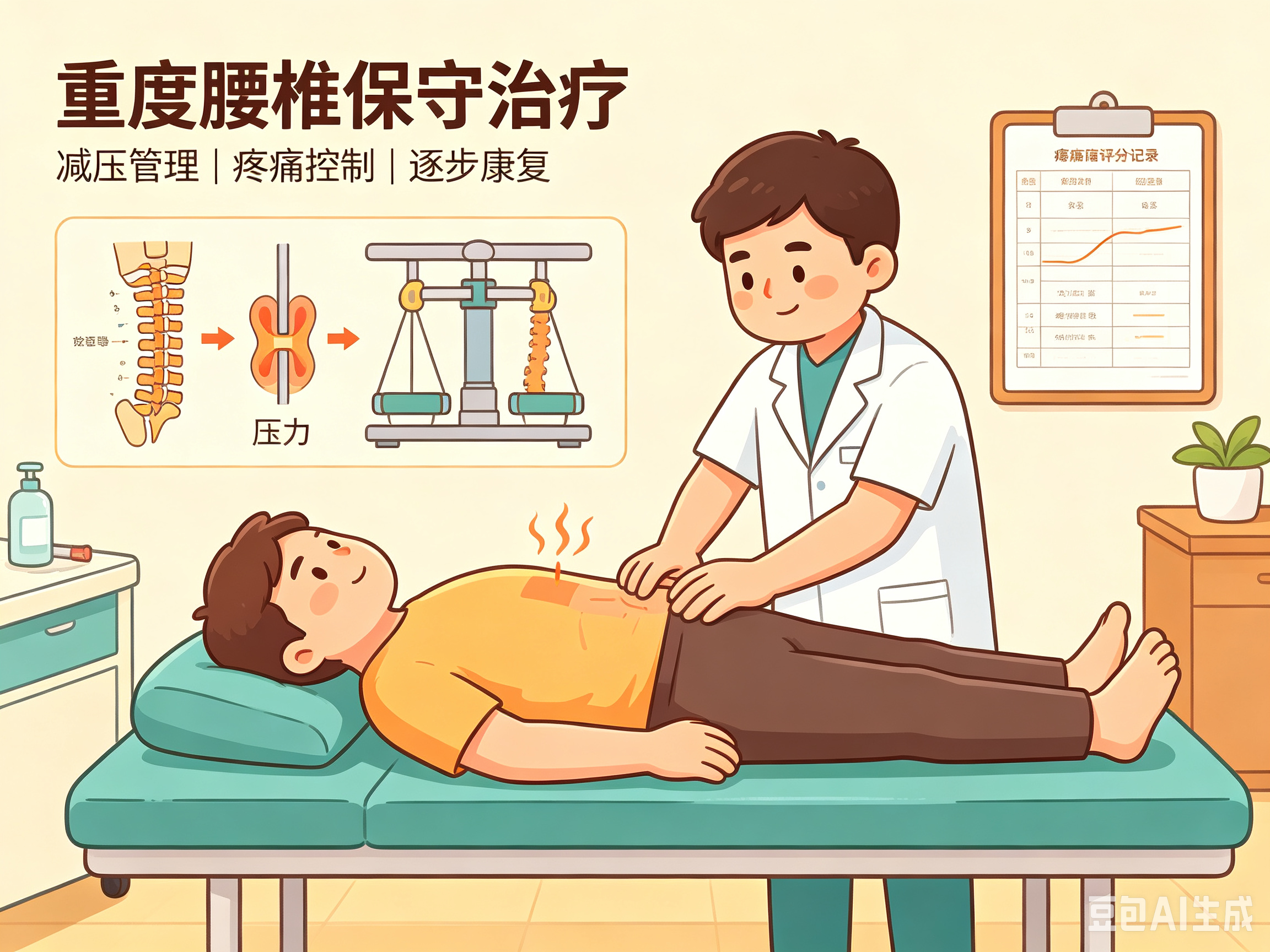 重度腰突保守